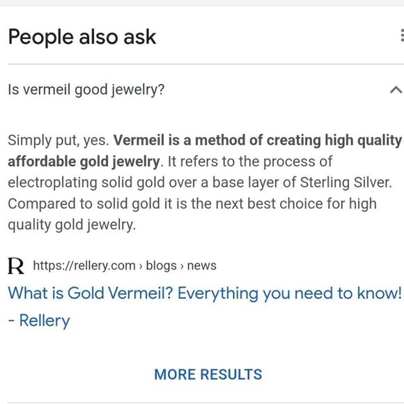 GENEVIVE 18K Rose Gold Vermeil Ring - Picture 7 of 7